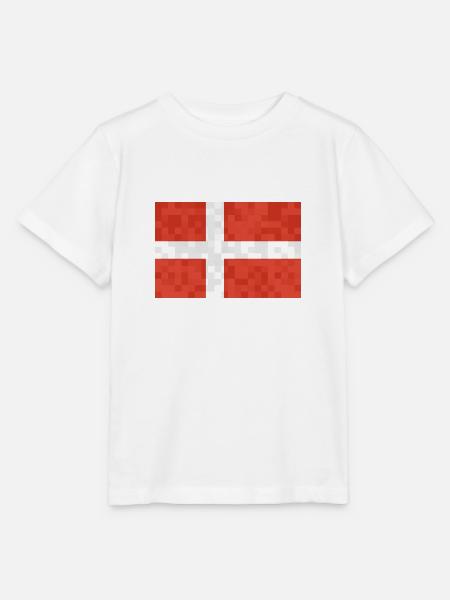 Dänemark Flagge Skandinavien Dänische Flagge Reise - Stanley/Stella Kinder T-Shirt MINI CREATOR - Weiß