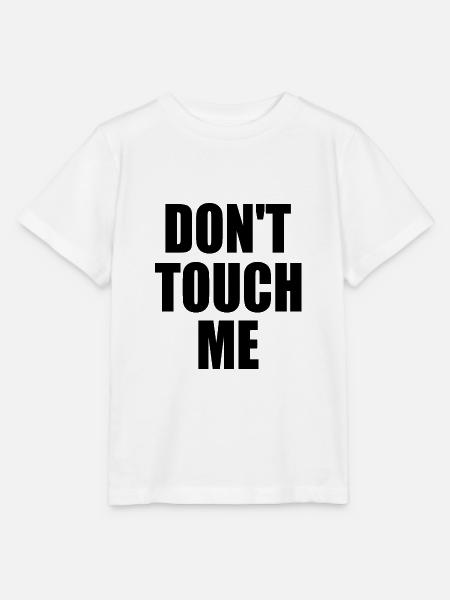 Dont touch me - Stanley/Stella Kinder T-Shirt MINI CREATOR - Weiß