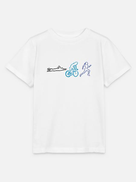 Triathlon, Triathletin - Stanley/Stella Kinder T-Shirt MINI CREATOR - Weiß