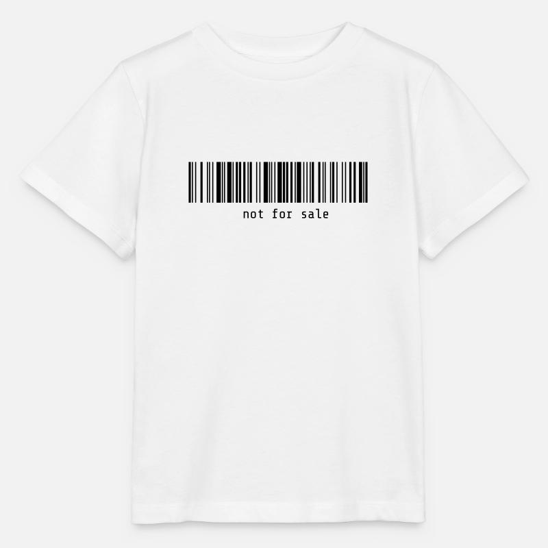 Barcode 'not for sale' unsaleable vector - Stanley/Stella MINI CREATOR Kids’ T-Shirt - white