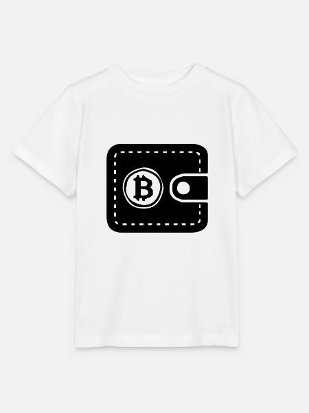 Bitcoin Wallet - Stanley/Stella Kinder T-Shirt MINI CREATOR  - Weiß