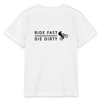 Bike almost the dirty - Stanley/Stella MINI CREATOR Kids’ T-Shirt - white - Front - Maike (125cm)