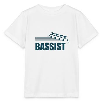Bassist - T-shirt bio MINI CREATOR Stanley/Stella Enfant - blanc - Devant - Maike (125cm)