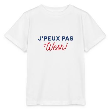 J'peux pas wesh - T-shirt bio MINI CREATOR Stanley/Stella Enfant - blanc - Devant - Maike (125cm)