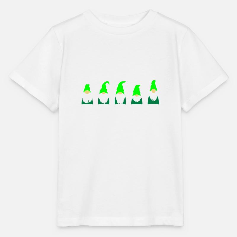 midgets dans une rangée - T-shirt bio MINI CREATOR Stanley/Stella Enfant - blanc