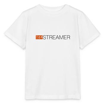 Top Streamer social media shirt - T-shirt bio MINI CREATOR Stanley/Stella Enfant - blanc - Devant - Maike (125cm)