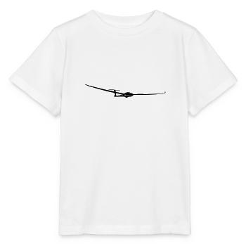 Segelflugzeug - Stanley/Stella Kinder T-Shirt MINI CREATOR  - Weiß - Vorne - Maike (125cm)