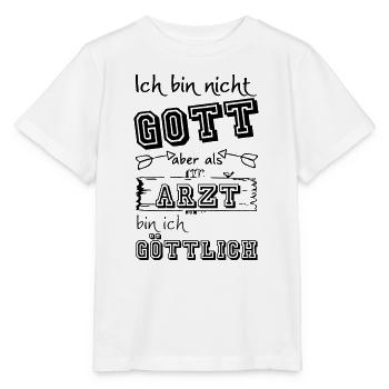 Göttlicher Arzt Geschenk - Stanley/Stella Kinder T-Shirt MINI CREATOR  - Weiß - Vorne - Maike (125cm)