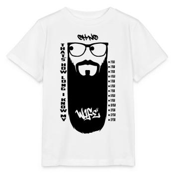 That's how long I've known my wife - Stanley/Stella MINI CREATOR Kids’ T-Shirt - white - Front - Maike (125cm)