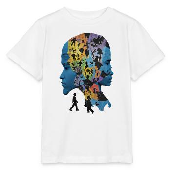 The Human Puzzle - Stanley/Stella MINI CREATOR Kids’ T-Shirt - white - Front - Maike (125cm)