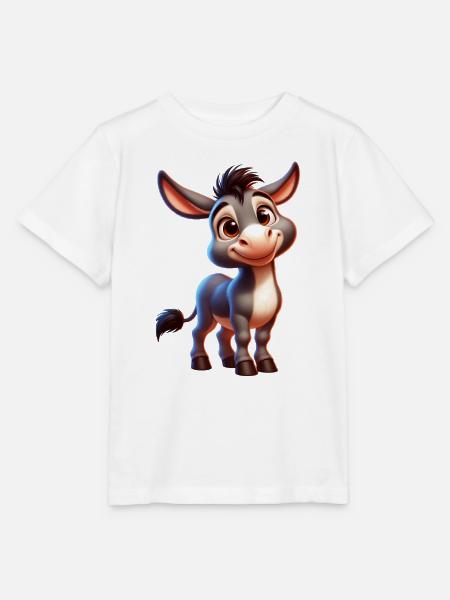 Esel Esel Schnuller Maultier - Stanley/Stella Kinder T-Shirt MINI CREATOR - Weiß