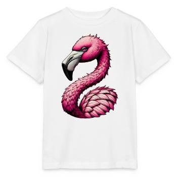 Flamant - T-shirt bio MINI CREATOR Stanley/Stella Enfant - blanc - Devant - Maike (125cm)