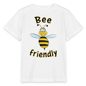 Bee friendly - Stanley/Stella MINI CREATOR Kids’ T-Shirt - white - Front - Maike (125cm)