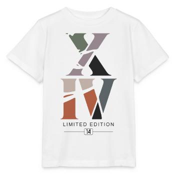 Roman XIV Édition Limitée 14 Ans - T-shirt bio MINI CREATOR Stanley/Stella Enfant - blanc - Devant - Maike (125cm)