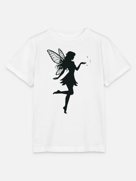  Fee Silhouette - Stanley/Stella Kinder T-Shirt MINI CREATOR  - Weiß