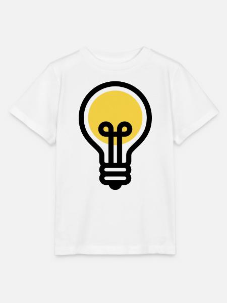 Glühbirne, Elektriker, Idee, Innovation - Stanley/Stella Kinder T-Shirt MINI CREATOR - Weiß