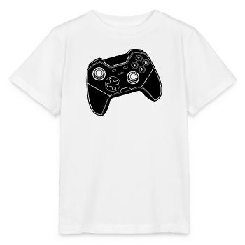 Gaming Controller Black - Stanley/Stella MINI CREATOR Kids’ T-Shirt - white - Front - Maike (125cm)
