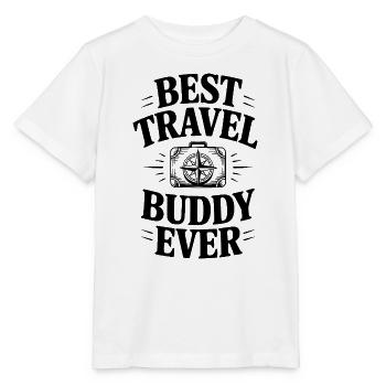 Bester Reisepartner aller Zeiten - Stanley/Stella Kinder T-Shirt MINI CREATOR  - Weiß - Vorne - Maike (125cm)