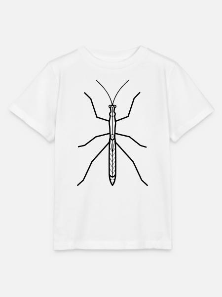 Stick-Insekt - Stanley/Stella Kinder T-Shirt MINI CREATOR  - Weiß