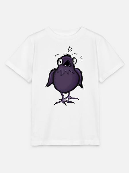 Monster Raven Charakter - Stanley/Stella Kinder T-Shirt MINI CREATOR  - Weiß