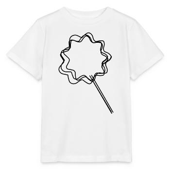 Zuckerwatte handgezeichnet - Stanley/Stella Kinder T-Shirt MINI CREATOR  - Weiß - Vorne - Maike (125cm)