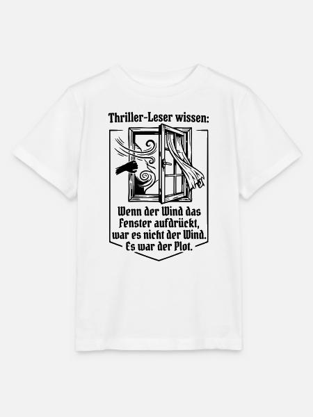 Thriller-Leser wissen: Es war der Plot - Stanley/Stella Kinder T-Shirt MINI CREATOR - Weiß