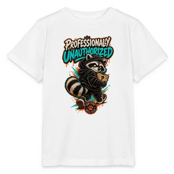 RobVibe Wild Club – Beruflich nicht zugelassen - Stanley/Stella Kinder T-Shirt MINI CREATOR  - Weiß - Vorne - Maike (125cm)