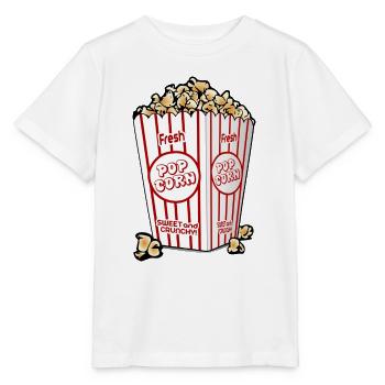 pop-corn - T-shirt bio MINI CREATOR Stanley/Stella Enfant - blanc - Devant - Maike (125cm)