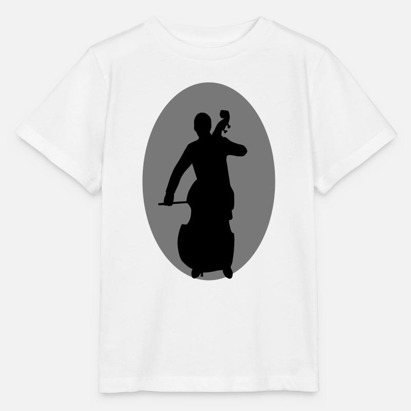 Kontrabass - Stanley/Stella Kinder T-Shirt MINI CREATOR  - Weiß