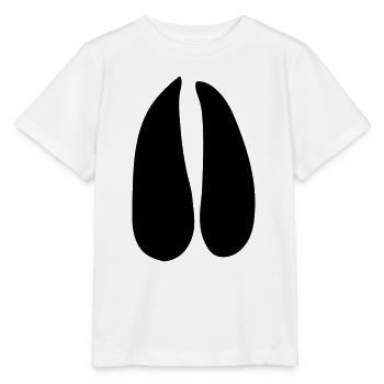 hirsche Reh Pfotenabdruck - Stanley/Stella Kinder T-Shirt MINI CREATOR  - Weiß - Vorne - Maike (125cm)