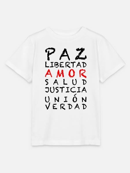 4 FREEDOM Español - Stanley/Stella Kinder T-Shirt MINI CREATOR  - Weiß