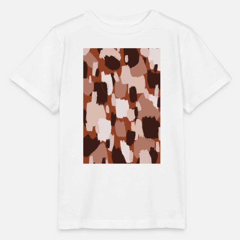 Thick Pastel Strokes Pattern - Stanley/Stella Kinder T-Shirt MINI CREATOR  - Weiß