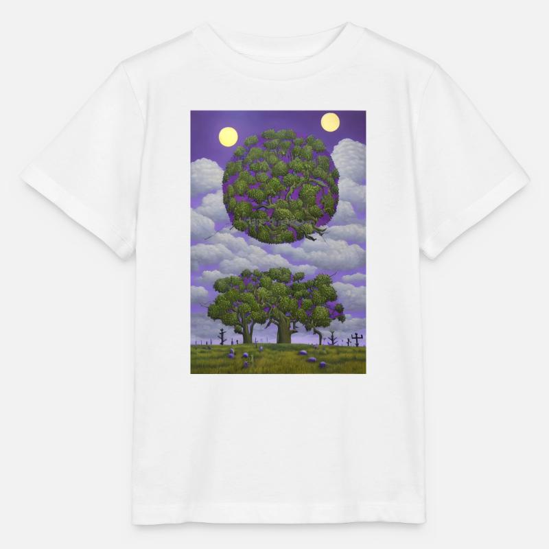 Baum und Mond - Stanley/Stella Kinder T-Shirt MINI CREATOR  - Weiß