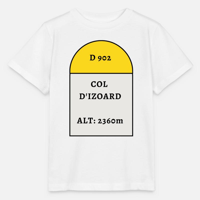Col d’Izoard - T-shirt bio MINI CREATOR Stanley/Stella Enfant - blanc