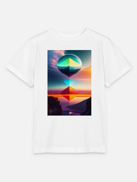 Magie und Farbe - Stanley/Stella Kinder T-Shirt MINI CREATOR - Weiß