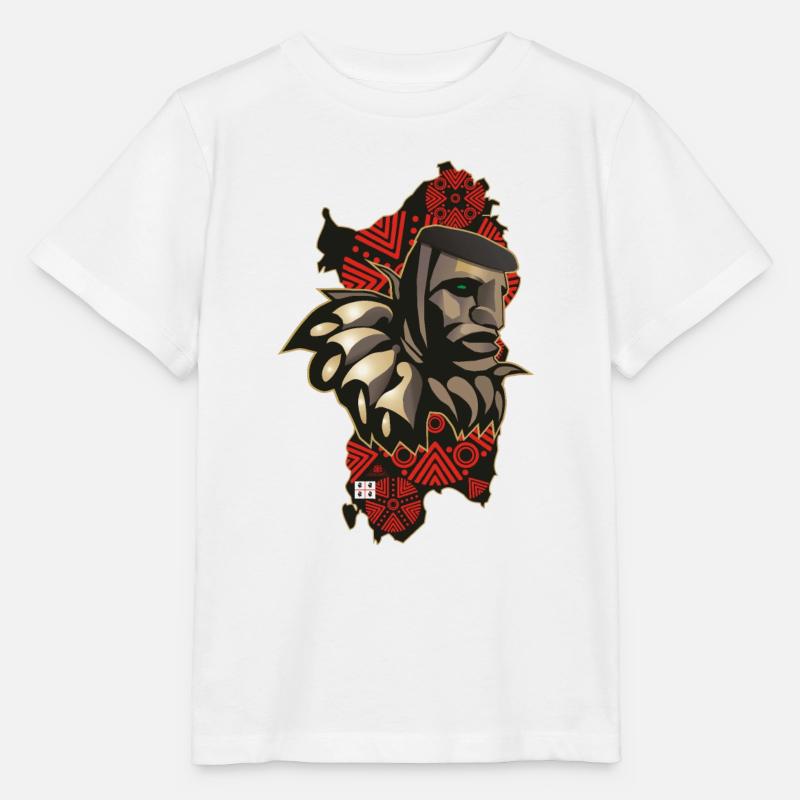 Mamuthone Sardaigne - T-shirt bio MINI CREATOR Stanley/Stella Enfant - blanc