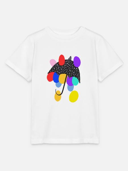 Fantasy-Regenschirm. - Stanley/Stella Kinder T-Shirt MINI CREATOR - Weiß