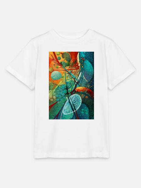 BioTech Fusion: Future Bound - Stanley/Stella Kinder T-Shirt MINI CREATOR  - Weiß