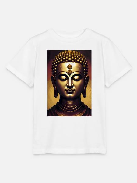 Buddha - Stanley/Stella Kinder T-Shirt MINI CREATOR - Weiß
