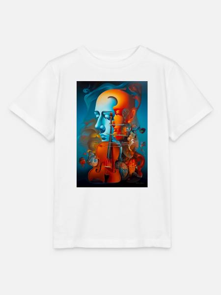 Komponist - Stanley/Stella Kinder T-Shirt MINI CREATOR - Weiß