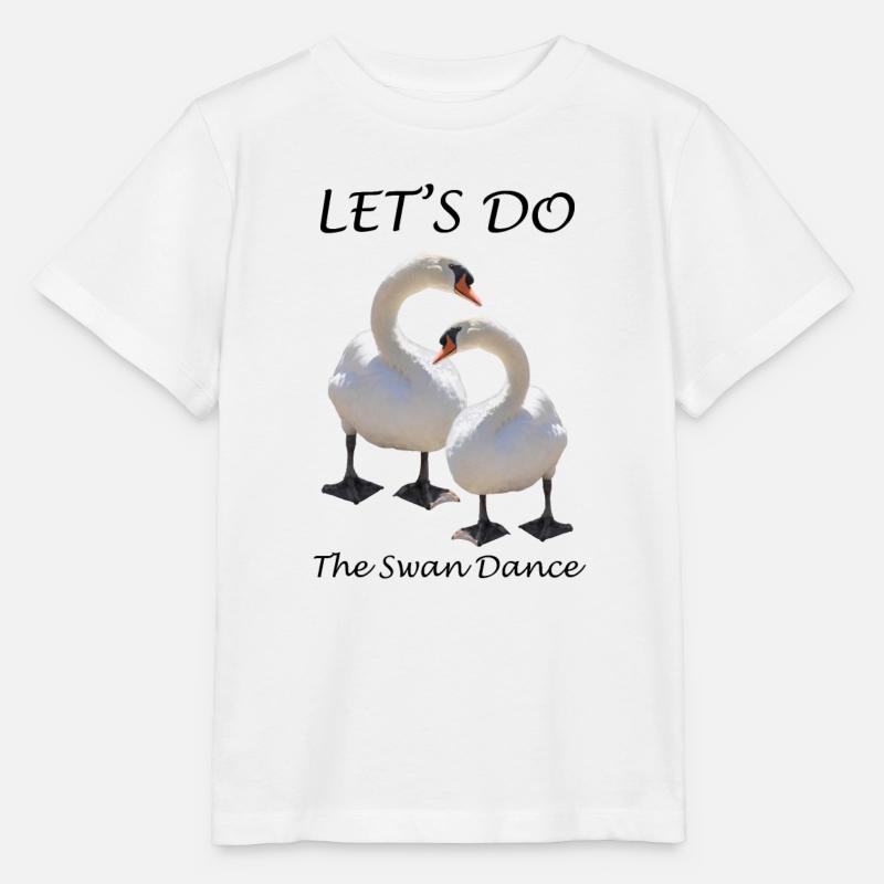 Swan - Stanley/Stella MINI CREATOR Kids’ T-Shirt - white