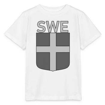 eng tactical shield - Stanley/Stella MINI CREATOR Kids’ T-Shirt - white - Front - Maike (125cm)