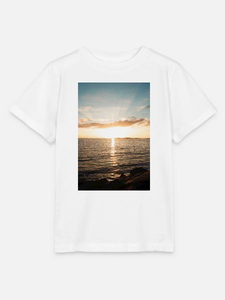 Ozean - Stanley/Stella Kinder T-Shirt MINI CREATOR  - Weiß