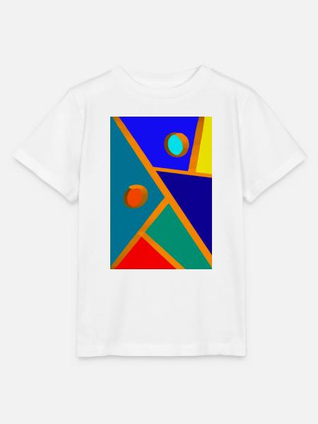 Abstrakte Kunst - Stanley/Stella Kinder T-Shirt MINI CREATOR  - Weiß