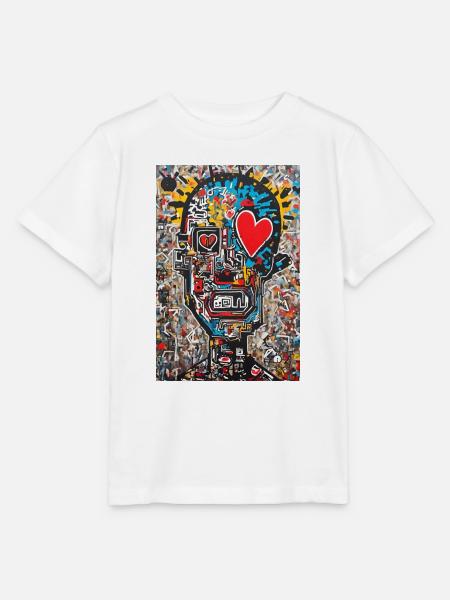 "Urbane Liebe" - Stanley/Stella Kinder T-Shirt MINI CREATOR - Weiß