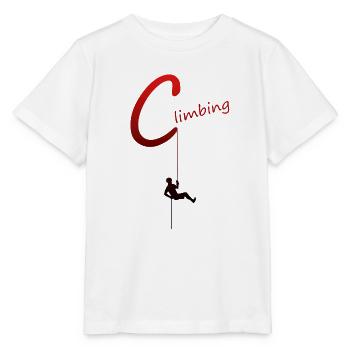 Klettern Kletterer Climbing Abseilen - Stanley/Stella Kinder T-Shirt MINI CREATOR  - Weiß - Vorne - Maike (125cm)