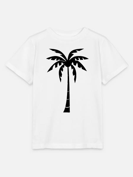 Palme - Stanley/Stella Kinder T-Shirt MINI CREATOR  - Weiß
