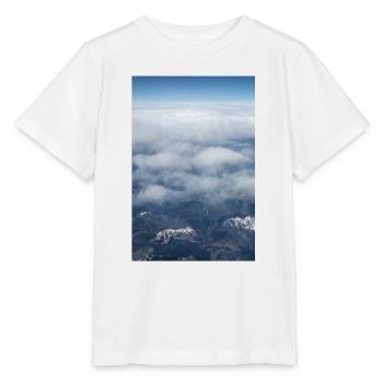 Formations nuageuses et Alpes près de la Zugspitze - T-shirt bio MINI CREATOR Stanley/Stella Enfant - blanc - Devant - Maike (125cm)