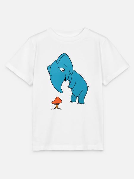 Elefant Pilz - Stanley/Stella Kinder T-Shirt MINI CREATOR - Weiß