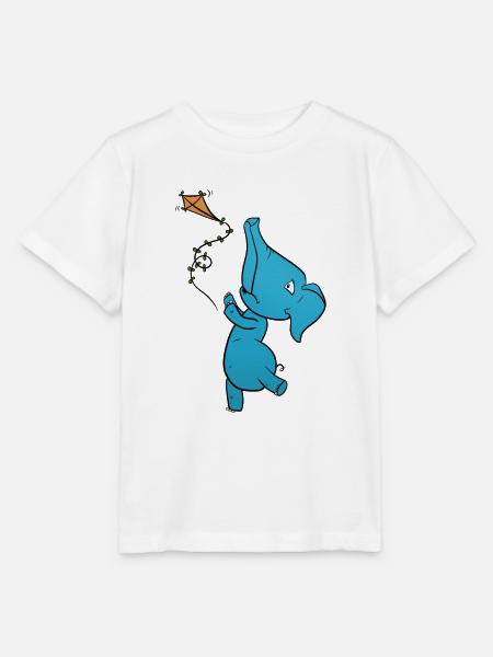 Elefant Drache - Stanley/Stella Kinder T-Shirt MINI CREATOR - Weiß